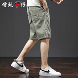 增致牛仔（zengzhi）【夏季薄款】男士休闲短裤男2026新款工装五分裤男直筒中裤子男裤
