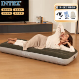 INTEX 64106单人充气床垫 露营户外防潮垫家用陪护午睡睡垫折叠床