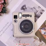 JUNESTAR适用于富士拍立得mini90相机包mini12硅胶保护套Instax Mini40EVO相机壳富士X-T50皮套摄影防摔壳 硅胶保护套 拍立得mini40-象牙白