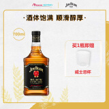 金宾（Jim Beam）波本 威士忌 黑牌 调和型 洋酒 700ml