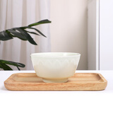 雅诚德 ARST荷塘月色轻奢欧式金边碗碟餐具套装陶瓷饭碗汤面盘家用组合 5吋高脚碗【高档陶瓷】