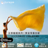 出口6A级桑蚕丝被黄金丝真丝提花被芯100%春秋被夏凉被空调被子 【6A级黄金桑蚕丝-可定制规格】 200*230CM（6斤-冬季款）