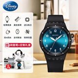 迪士尼（Disney）学生手表男初中生高中儿童12-16岁青少年中考考试专用手表机械 黑绿色【进口机芯】