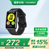 华为HUAWEI WATCH FIT new 曜石黑 华为手表 运动智能手表 时尚轻薄快充 炫彩大屏男女