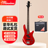 名森贝斯成人初学演奏四弦电贝司音箱套餐 套餐二 贝司加30W贝司音箱