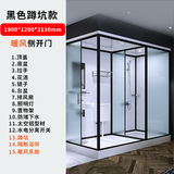 新勇士【可上门安装】整体淋浴房一体式卫生间家用卫浴农村厕所集成浴室 侧开门120*190暖风款（含蹲坑）