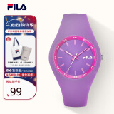 斐乐（FILA）女士手表运动硅胶表带石英休闲学生手表 FLL38-777-005