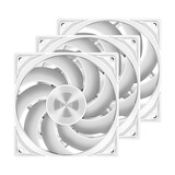 超频 3 PCCOOLERF5R120WH三套装机箱风扇/FDB轴承/金属CD纹络/三档PWM调速/三角几何纹理//散热风扇