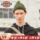 dickies 毛线帽 男女同款字母绣标针织帽 9542 军绿色 均码