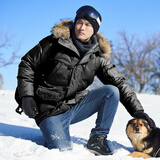 龙牙（Dragon Tooth）第四代N-3B极地防寒服n3b棉服男大衣男冬季加厚中长款 极夜黑 L 180/100A（高183重170-190斤）