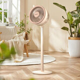 苏泊尔空气循环扇电风扇交流遥控电扇家用节能风扇低噪大风量涡轮换气扇卧室宿舍办公室 智能语音按键款【7H定时香薰】