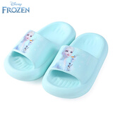 迪士尼爱莎公主女童拖鞋夏季儿童凉拖鞋家居防滑软底浴室宝宝凉拖 F1519浅蓝 17.5 cm 180