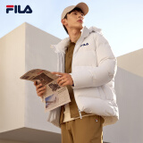 FILA 斐乐官方男子羽绒服冬季时尚休闲连帽保暖上衣外套