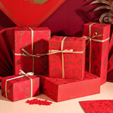 极度空间新年包装纸2026新年春节礼物包装纸过年氛围马年春节装饰品配丝带