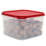 特百惠（Tupperware）保鲜盒 mm椭圆干货储藏盒套装 塑料密封盒厨房五谷杂粮收纳盒 正方2号 2.6L 单件装