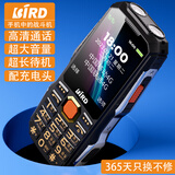 波导（BiRD）25年新款三防老年机超长待机王移动联通电信版4G全网通大按键大音量老人手机大屏大字体功能机 黑色