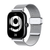 小米手环8Pro /9Pro/Redmi Watch4/Watch5通用智能运动手环腕带智能手表表带小米快拆腕带配件 米兰尼斯腕带 亮银色