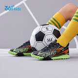 361°童鞋 儿童足球鞋2024春青少年专业运动耐磨足训鞋 黑39