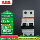 ABB断路器 2P63A空气开关双极微型空开 SH202-C63