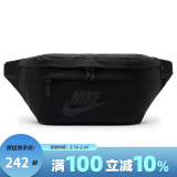 NIKE男包女包 单肩包运动潮流时尚户外休闲斜挎包胸包 黑色BA5751-010/52*12*21 腰包