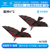 ZT MODEL翼神扑翼机手抛飞机橡皮筋飞机玩具儿童户外玩具飞机航模滑翔飞机 翼神II扑翼机2个装