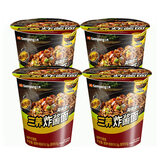 三养（SAMYANG）火鸡面桶装韩国泡面进口超辣奶油火鸡杯面桶面干拌面韩式碗面 国产炸酱面76.5g*4杯