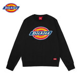 dickies秋季男女同款情侣logo印花圆领卫衣DK007059 黑色 M 