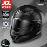 IVISDOM摩托车头盔新国标A类3C认证夏季男士机车全盔双镜片赛车专业四季通用800黑