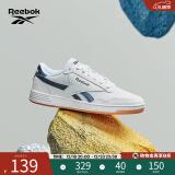 Reebok锐步官方夏男女TECHQUE T经典舒适复古运动休闲小白鞋板鞋 CN3196-藏青色 37.5