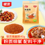 银京 辣椒粉40g 辣椒面烧烤料烤肉腌肉撒料 香辛料火锅蘸料厨房调味品