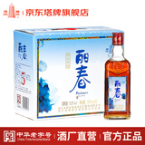 塔牌 五年瓶装丽春 绍兴产黄酒 半干型糯米花雕酒 375mL 6瓶 整箱装