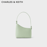 CHARLES&KEITH简约不规则单肩包包女包腋下包女CK2-50781526 Mint Green薄荷绿色 M