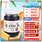 丘比 果酱草莓蓝莓什果 水果酱早餐面包酱吐司烘焙蛋糕 蓝莓果酱340g*1瓶