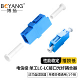 博扬（BOYANG）BY-F55 电信级LC耦合器 单工LC接口 光纤法兰盘适配器光纤延长对接头