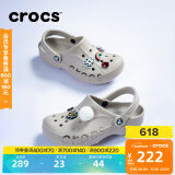 卡骆驰crocs洞洞鞋贝雅男鞋女鞋轻便耐磨一脚蹬拖鞋休闲鞋|10126 卵石色-2V3 45 (290mm)