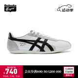 Onitsuka Tiger鬼塚虎男鞋 慢跑鞋透气轻便男女款运动休闲鞋RUNSPARK D201L 白色/黑色 36