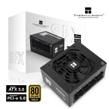 Thermalright(利民) 额定750W TR-TGFX750 ATX3.0电源 金牌全模组 原生PCIE5.0 全日系电解电容 SFX 750W电源