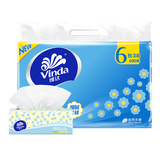 维达（Vinda）抽纸 细韧3层100抽*6包S码 细腻柔韧 纸巾 餐巾纸