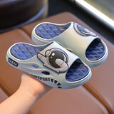 糖果涩男童凉拖鞋亲子软底夏季卡通防滑居家休闲室内户外踩屎感儿童拖鞋 灰色 36 -37码内长23cm