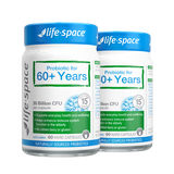 Life Space益倍适成人中老年益生菌胶囊300亿活菌60粒*2澳洲进口【常青瓶】