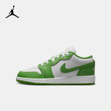 Jordan 耐克AJ1大童鞋低帮板鞋 NIike男女童休闲鞋篮球鞋青少年运动鞋