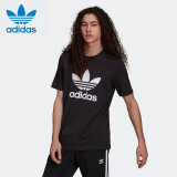 阿迪达斯 （adidas）三叶草 男子TREFOIL T-SHIRT运动 T恤H06642 S码