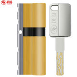 玥玛防盗门锁芯 家用大门锁 C级锁芯 叶片锁芯入户门锁具8把钥匙110PB