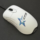 mussels电竞IO1.1游戏ie3.0鼠标CF职业主播白鲨吃鸡3389有线鼠标X800 白色CFS磨砂版 3327 蓝点微动 可调DPI回报率