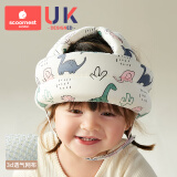 科巢婴儿学步护头帽防摔帽宝宝走路头部保护垫儿童防撞头盔枕神器透气 沃里克恐龙（6-24个月）-透气款