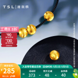 谢瑞麟（TSL）黄金转运珠足金路路通简约猫眼串珠不含手绳YS009 计价类（工费140元） 约0.35g