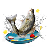 简鲜三去开背珠海白蕉镇海鲈鱼200g*3条冷冻海鲜去鳃去鳞去内脏净鱼