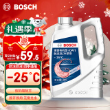 博世（BOSCH）有机型(OAT)发动机冷却液通用型汽车防冻液 冰点-25℃ 4L（红色）