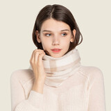 Siggi[礼盒装】山羊绒围巾女冬季百搭围脖双面格子加厚保暖新年礼物