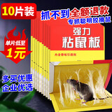 楚婕雅强力粘鼠板老鼠贴超粘板加厚灭鼠老鼠一窝端驱鼠神器家用黏鼠10片